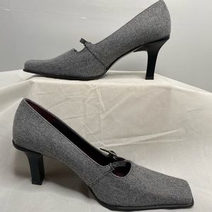 Nine West Mary Jane Square toe heels